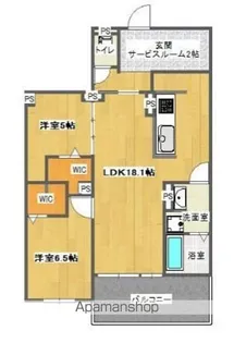 プルミエ室見【2階】の間取り
