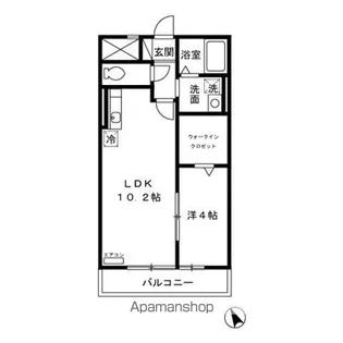 カナディアンコート長町南【1階】の間取り