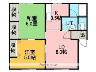 Mコート【2階】の間取り