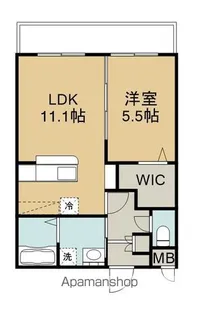 エストピア七番館【3階】の間取り