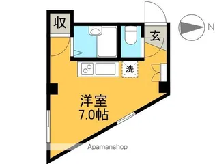 トライアングル筆山【2階】の間取り