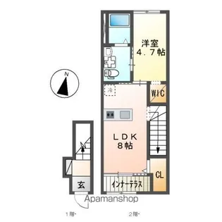 シャインハート【2階】の間取り