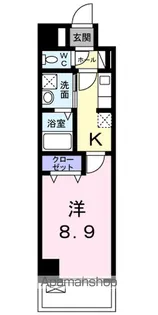 リヴィエールプラス【7階】の間取り