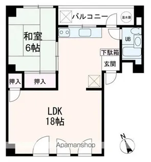 大田ビル【401号室号室】の間取り