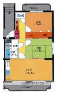 ユーミーひさえだ【A102号室】の間取り