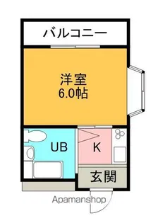 ビッグバーンズマンション桜園【3階】の間取り