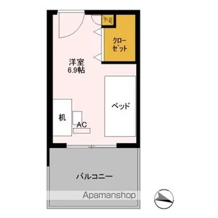 ロイヤルパークスER万代 SHARE万代【304-B号室】の間取り