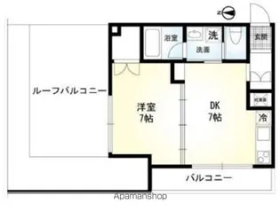 EL COURT WADA【303号室】の間取り