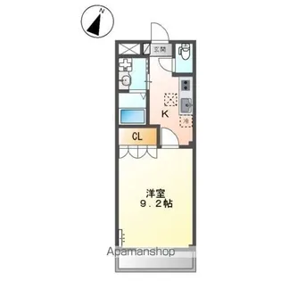 広島県福山市春日町6丁目【アパート】の間取り
