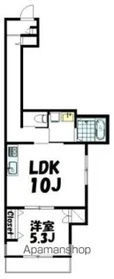 HEBEL SHIMOKITA(ヘーベルシモキタ)【3階】の間取り