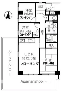 松戸駅前ハイツ【7階】の間取り