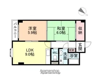 リアライズ千歳【8階】の間取り