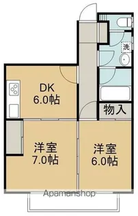 AIマンション大和【1階】の間取り