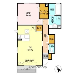 グラウクス C【1階】の間取り