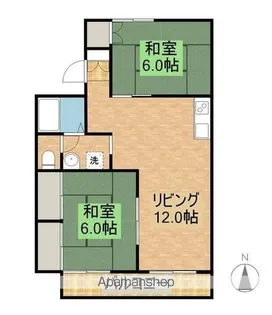 セジュール加納【2階】の間取り