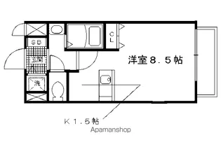 プレサンス京都烏丸NEXT【3階】の間取り