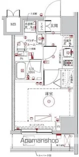 LUMEED横濱南【8階】の間取り