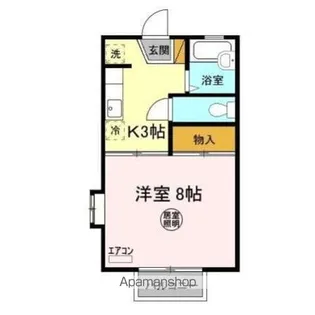 ライトハウス Ⅲ【2階】の間取り