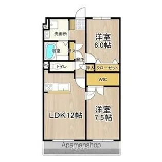 ヴェルデュール・カー【10階】の間取り