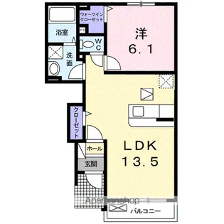 サントノーレ【1階】の間取り