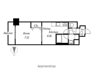 フレール上前津【10階】の間取り