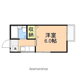 ハイム南万代【1階】の間取り
