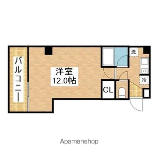 クレアール千賀【101号室】の間取り