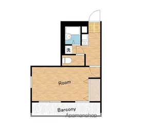 シーフラッツ【101号室】の間取り