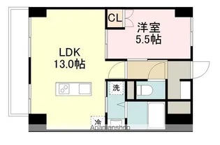 LUANA・AIR・RESIDENCE長町【4階】の間取り