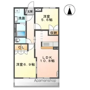 ジュエル【2階】の間取り