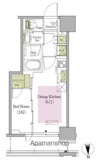 アーバネックス早稲田テラス【10階】の間取り