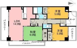 リヴィエール大高【4階】の間取り