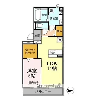 リバーパーク舞鶴【3階】の間取り