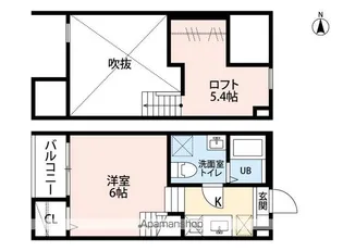 アヴニール・モンテ【2階】の間取り