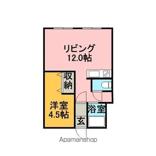 レジデンスふれあい【1階】の間取り