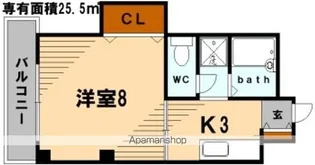 ハイムKL【202号室】の間取り