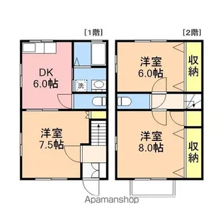 ハイエストヒル寺尾【1階】の間取り