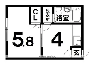 グレースハイム17【202号室】の間取り