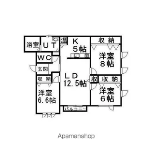 セルシオ共栄館【1階】の間取り