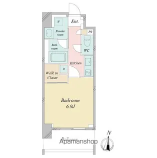 1Kの間取り画像