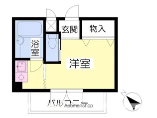 サンプラザベビードール【304号室】の間取り