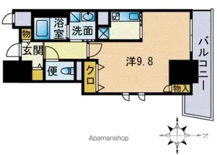 アルフォート天神【11階】の間取り