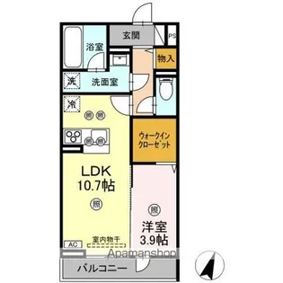 MK Wing BLD Ⅰ棟【1階】の間取り