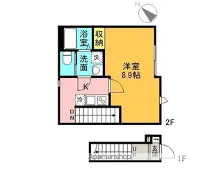 CASSOLO宮原町【2階】の間取り