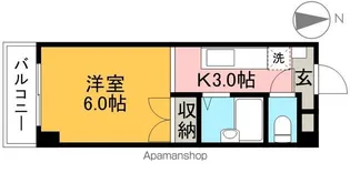 紅葉ハイツ【4階】の間取り