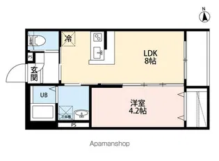 ROBOT HOME 舎人公園【2階】の間取り