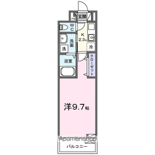 ヒカルサ静岡春日町【2階】の間取り