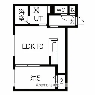 アーツ琴似【3階】の間取り