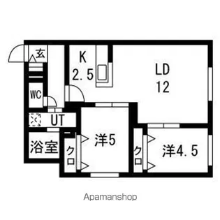 ASUNTO(アスント)【2階】の間取り