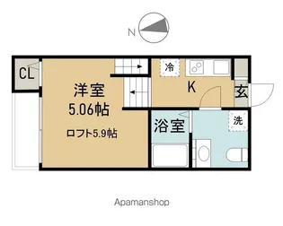 TMⅡ 宮町【1階】の間取り